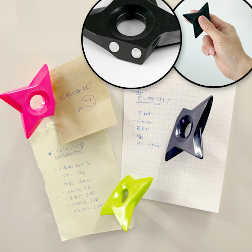 忍者御用達?手裏剣マグネット「Shuriken Magnet」