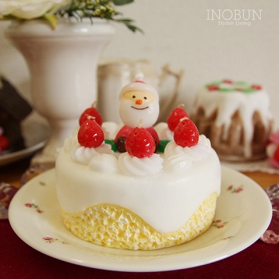 サンタクリスマスケーキ スイーツキャンドル