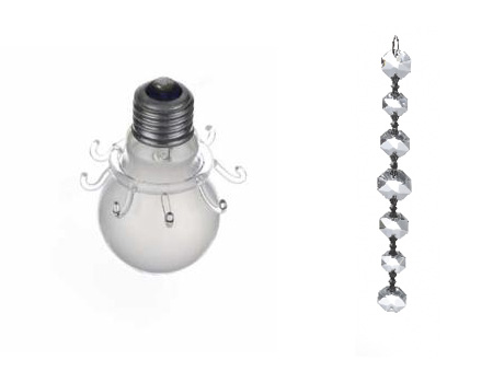 シンプルな発想のシャンデリア「bulb chandelier」