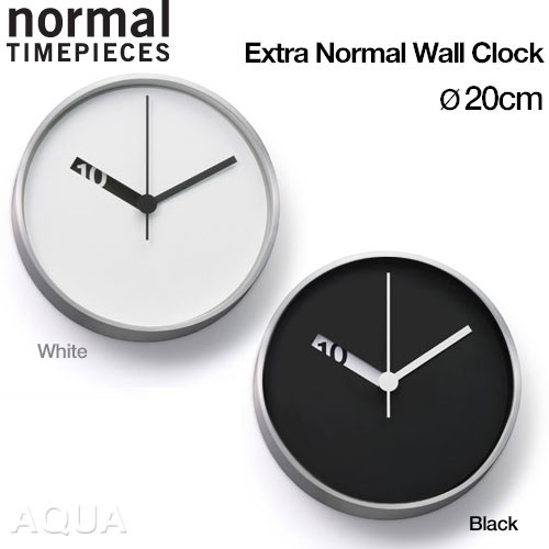 短針の中に時間が浮き上がる掛け時計「Extra Normal wall Clock」