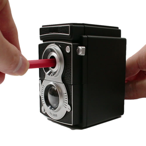 カメラじゃなくて鉛筆削りです「CAMERA PENCIL SHARPENER」