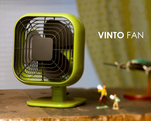 小さくてもしっかり者の70年代風扇風機「IDEA LABEL VINTO FAN」