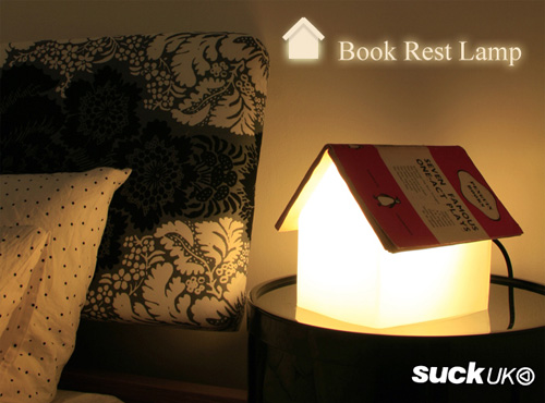 今日のつづきは屋根にのせて。「Book Rest Lamp」