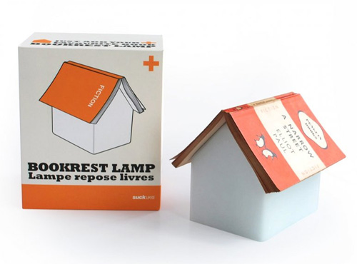 今日のつづきは屋根にのせて。「Book Rest Lamp」