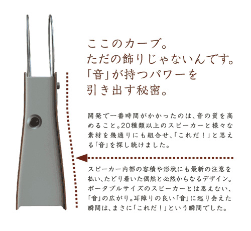 偶然と必然から生まれたモバイルスピーカー「Aコ(アコ)」